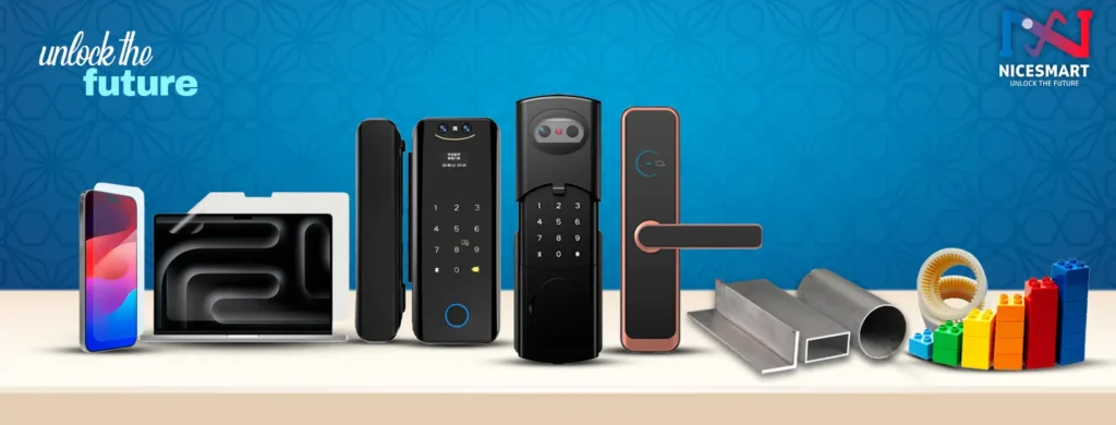 smart locks in shelve showcase shenzhen nice smart lock company